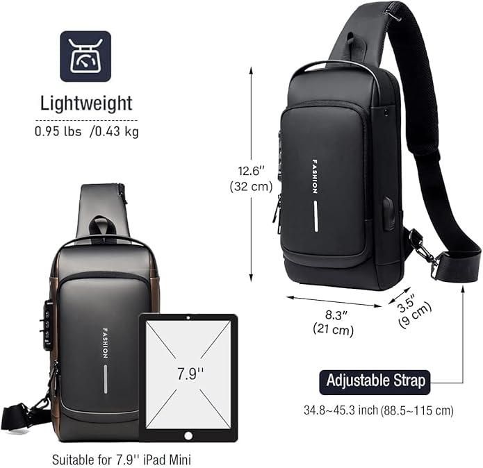 Unisex Sling Bag – Style Meets Comfort Pack of 1