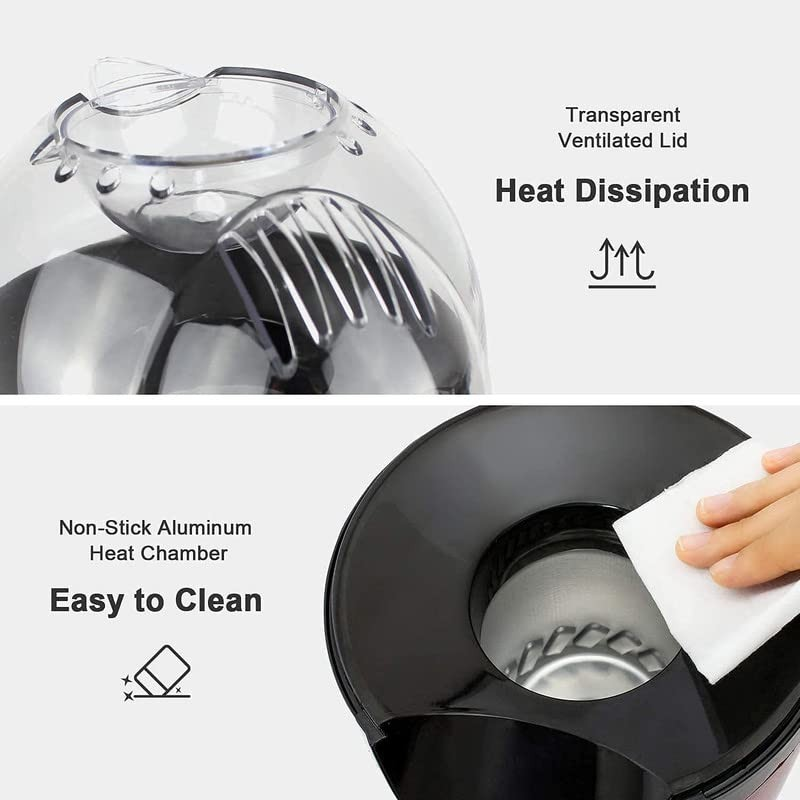 Electric Popcorn Popper – Oil-Free & Healthy